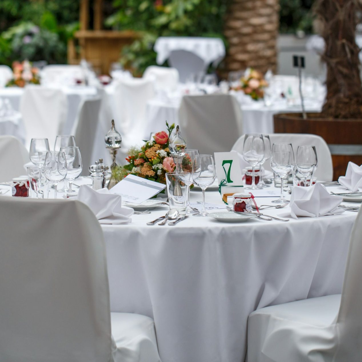 Wedding or event table setting